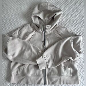 Lululemon Beige/Bone Zip-Up Scuba - size M/L